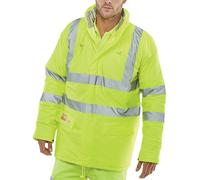 Beeswift MicroflexFire Retardant Anti-Static Padded Jacket Saturn Yellow L - CFR
