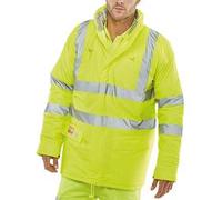 Beeswift MicroflexFire Retardant Anti-Static Padded Jacket Saturn Yellow XL CFRLR3456SYXL