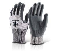 Beeswift Microfoam Nitrile Cut 3 Gloves Black L KS3L