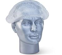 BeeSwift MOBCAP Disposable Mob Cap, White, Pack of 1000