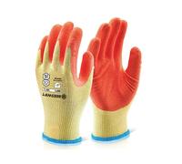 Beeswift Multipurpose Gloves Latex Coated Palm Large Orange/Yellow 1 Pair MP1ORL