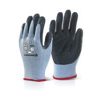 Beeswift M/P -Black Latex P/c Glove -L
