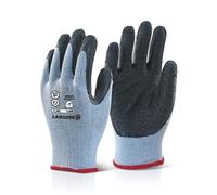 Beeswift M/P BLACK LATEX P/C GLOVE M