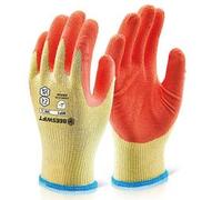 Beeswift Multipurpose Glove MP1ORS Orange Latex P/C Small