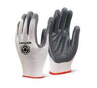 Beeswift Nitrile P/C Polyester Grey - Size Grey - Size L - Pack of 10