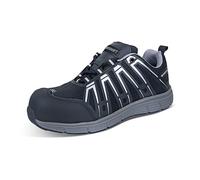Beeswift Non Metallic S3 Lace Up Water Resistant Trainer 1Pr Black/Grey 5 CF2605
