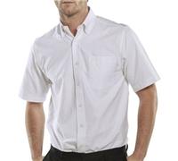 Beeswift Oxford Shirt Short Sleeve White 18.5
