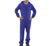 BeeSwift PCBSHCAR54 Poly-Cotton Workwear Pc B/Suit Hood Royal 54