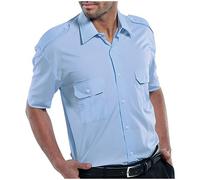 Beeswift Pilot Short Sleeve Shirt Sky Blue 18.5 PSSSB18.5