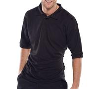 Beeswift Click Short Sleeve Polo Shirt Black S