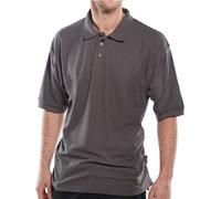 Beeswift Click Short Sleeve Polo Shirt Grey L CLPKSGYL