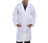 Beeswift Warehouse Coat Poly Cotton White Size 52