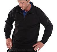 Beeswift Quarter Zip Sweatshirt Black XS CLQZSSBLXS