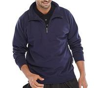 Beeswift Quarter Zip Sweatshirt Navy Blue XS CLQZSSNXS