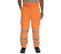 Beeswift Rail Spec High Visibility Trousers Orange 32T - RST32T