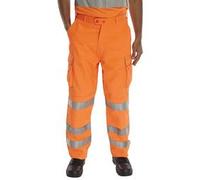 Beeswift Rail Spec High Visibility Trousers Orange 44 RST44
