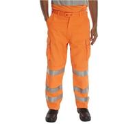 Beeswift Rail Spec High Visibility Trousers Orange 30S RST30S