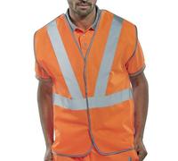 Beeswift Railspec Vest Polyester Orange M RSV02PM