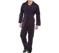 Beeswift Click Polycotton Regular Boilersuit Navy Blue 52 - RPCBSN52