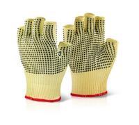 Beeswift Reinforced Fingerless Dotted Gloves 1 Pair