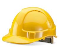 B-Brand Safety Helmet Yellow One Size BBVSHRHY