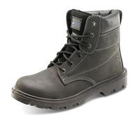 Beeswift Sherpa Dual Density 6 Inch S3 Lace Up Water Resistant Boots 1Pr Black 8 SBBL08