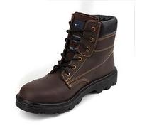 Beeswift Sherpa Dual Density 6 Inch S3 Lace Up Water Resistant Boots 1Pr Brown 11 SBBR11