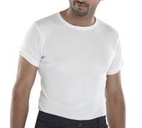 SHORT SLEEVE THERMAL VEST WHITE S
