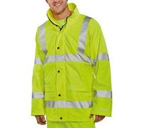 Beeswift Super B-Dri High Visibility Breathable Jacket Saturn Yellow M PUJ471SYM
