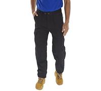 Beeswift Drivers Trousers Super Click Poly Cotton Black 38T