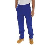 Beeswift Super Click Drivers Trousers Royal Blue 30 PCTHWR30