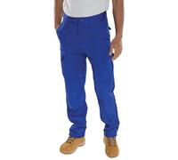 Beeswift Super Click Drivers Trousers Royal Blue 40 PCTHWR40