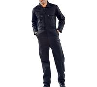 SUPER CLICK HEAVY WEIGHT BOILERSUIT BLACK 44