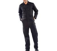BEESWIFT HEAVYWEIGHT BOILERSUIT BLACK 54