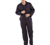 Beeswift Boilersuit Super Click Heavyweight Navy Blue Size 42