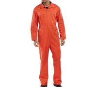 Beeswift Super Click Heavyweight Boilersuit Orange 50 PCBSHWOR50