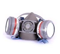 Beeswift Twin Filter Complete Pre-Assembled Respirator With A1p2 Filters Grey