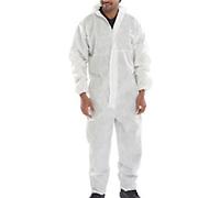 Beeswift Disposable Coverall White Size 4XL Microporous Type 5/6- you get 20