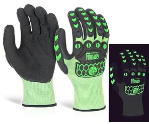 Beeswift Unisex Glovezilla Glow in the Dark Foam Nitrile Coated Gloves Gloves (pack of 1)
