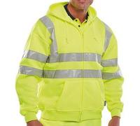 Beeswift Large HOODED SWEATSHIRT SATURN, Yellow, L UK