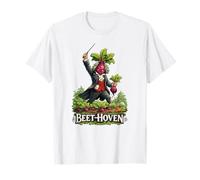 Beet-Hoven Funny Classical Music Vegetable Pun T-Shirt
