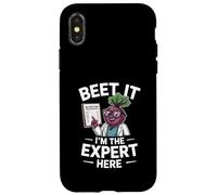 Beet It I’m The Expert Here Dietitian Humor Case for iPhone X/XS