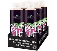 Beet It Organic Beetroot Juice 750ml PET Bottles - Vegan - Picked and Pressed - No Added Sugar (Pack of 6)