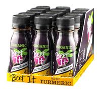 Beet It Organic Turmeric Circulate+ Shot - 15 x 70ml, Natural Beetroot & Turmeric, Organic, Additive-Free, Performance Boost
