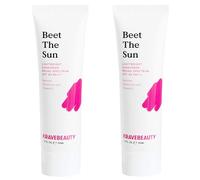 BEET THE SUN SPF 40 PA+++ Broad Spectrum Sun Cream Duo No Oily Chemicals for Daily Use, No White Spots and Pilling, for All Skin Types, Vegan and Cruelty Free