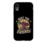 Beet the System Funny Gardening Retro Backyard Farming Case for iPhone XR