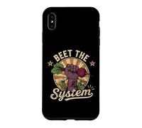 Beet the System Funny Gardening Retro Backyard Farming Case for iPhone XS Max