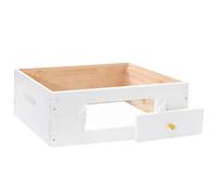 BeeTech 10 Frame Langstroth Beehive Medium Super Box Painted Not Includes Wooden Frames & Waxed Foundations (Unassembled)