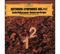 BEETHOVEN - BEETHOVEN - SYMPHONIEN NR.1, NR.2 LP (KARAJAN) [15721]