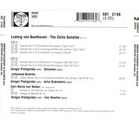 BEETHOVEN: CELLO SONATAS; BRAHMS: CELLO SONATA NO. 1 NEW CD